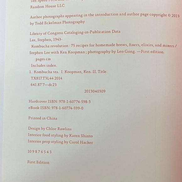 Kombucha Revolution Cookbook by - Stephen Lee & Ken Koopman - Picture 10 of 16